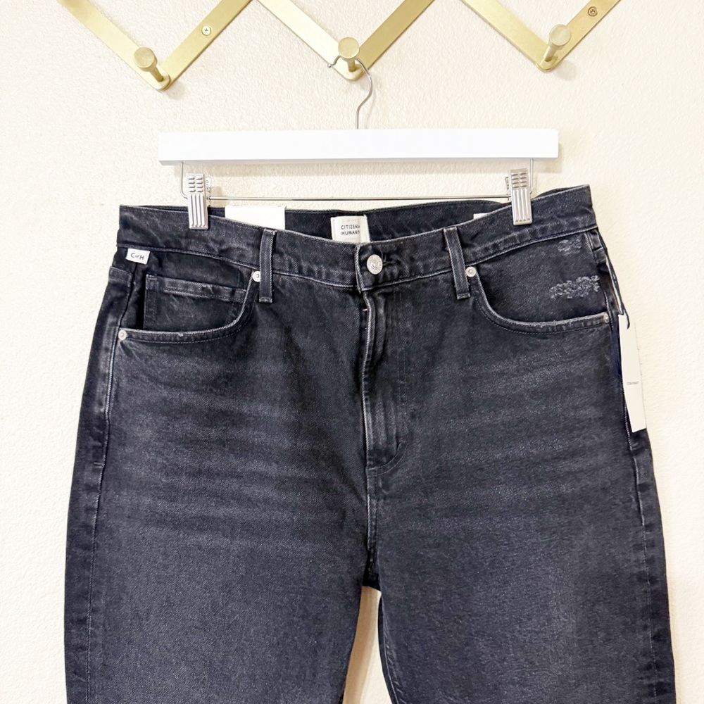 NWT Citizens of Humanity Isola Crop Jeans in Stormy Wash Zip Fly 2030-3010 - Picture 7 of 11